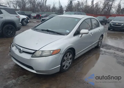 2008 Honda Civic Lx z USA, uszkodzony, nr VIN 1HGFA16508L076474